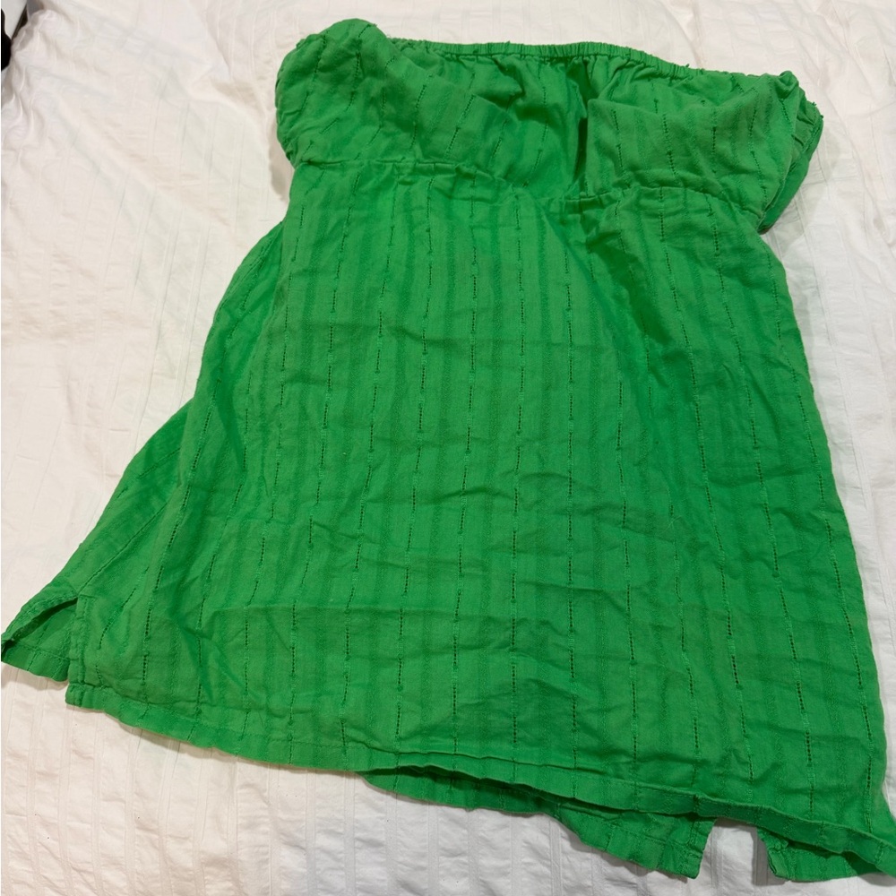 Vintage Volcom strapless blouse